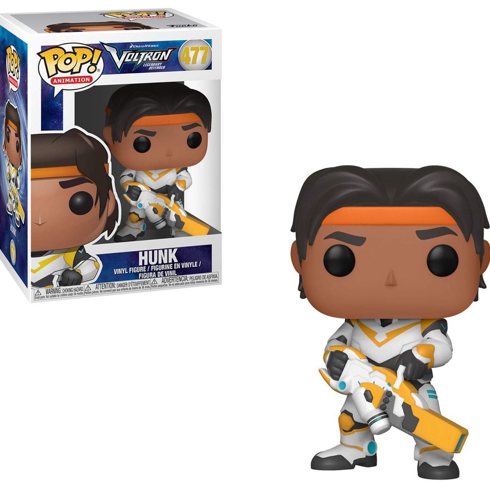 Funko Pop Animation Hunk Figure with Yellow and White